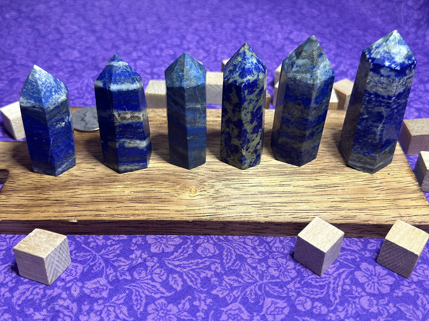 Natural Lapis Lazuli Tower Crystal Point Multiple Size Crystal Tower Metaphysical Healing Crystal For Meditation Crystal Home Decor Gift