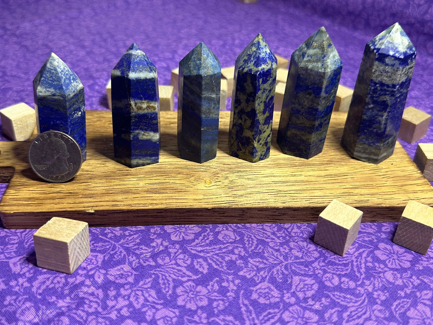 Natural Lapis Lazuli Tower Crystal Point Multiple Size Crystal Tower Metaphysical Healing Crystal For Meditation Crystal Home Decor Gift