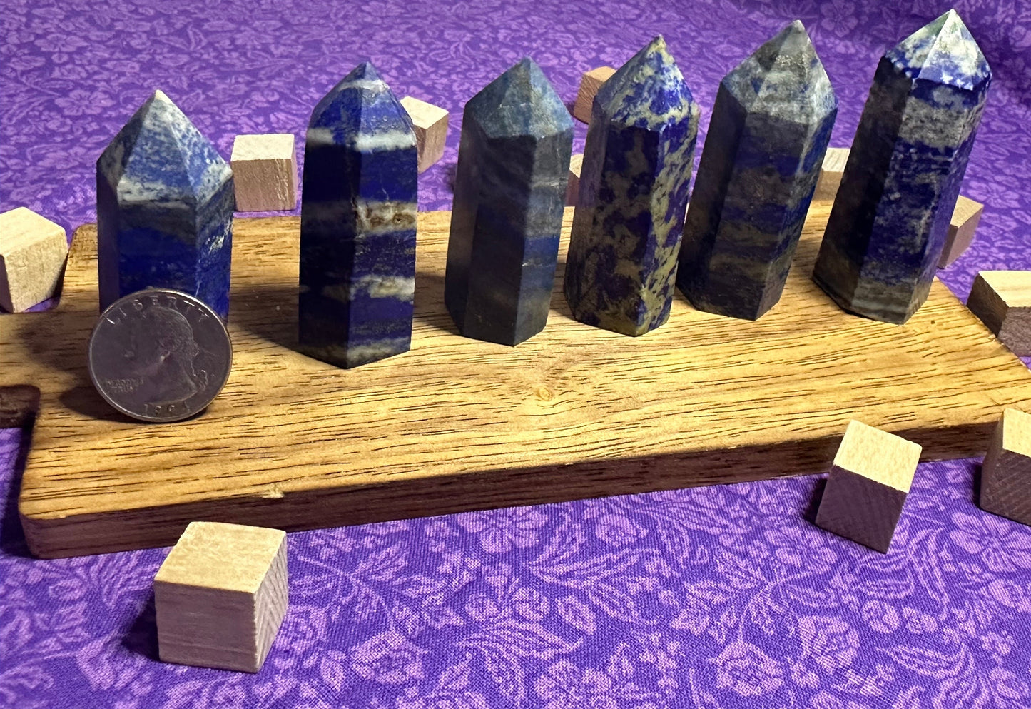 Natural Lapis Lazuli Tower Crystal Point Multiple Size Crystal Tower Metaphysical Healing Crystal For Meditation Crystal Home Decor Gift