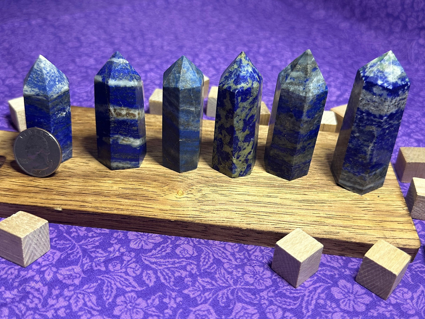 Natural Lapis Lazuli Tower Crystal Point Multiple Size Crystal Tower Metaphysical Healing Crystal For Meditation Crystal Home Decor Gift
