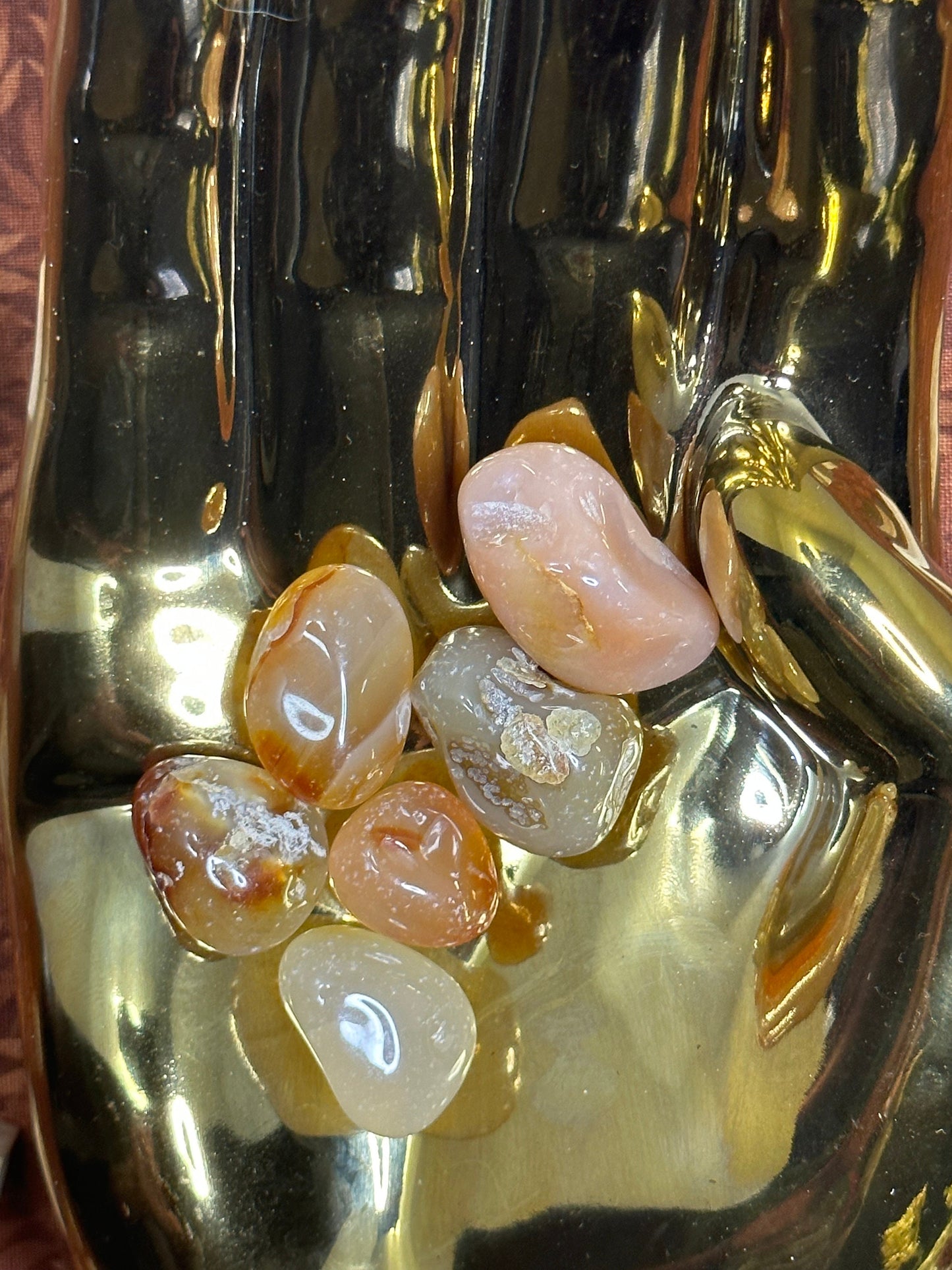Carnelian Tumbled Stone Multiple Size Red Carnelian Crystal Tumble Beautiful Carnelian Pocket Stone Perfect for Crystal Collection or Gift