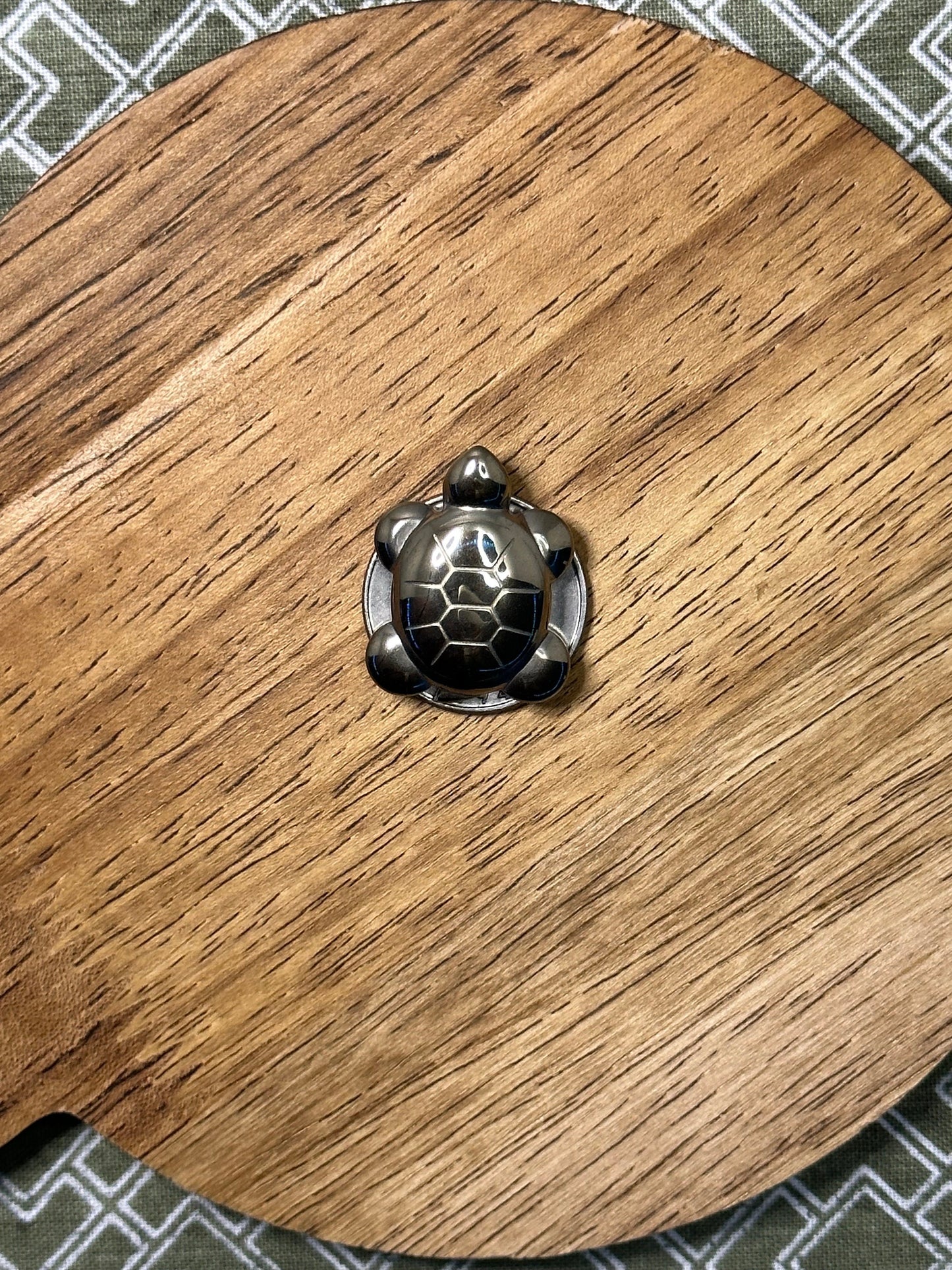 Gold Pyrite Turtle Necklace No Chain Golden Turtle Pyrite Crystal Necklace Polished Pyrite Turtle Perfect For Crafting Or Crystal Collection