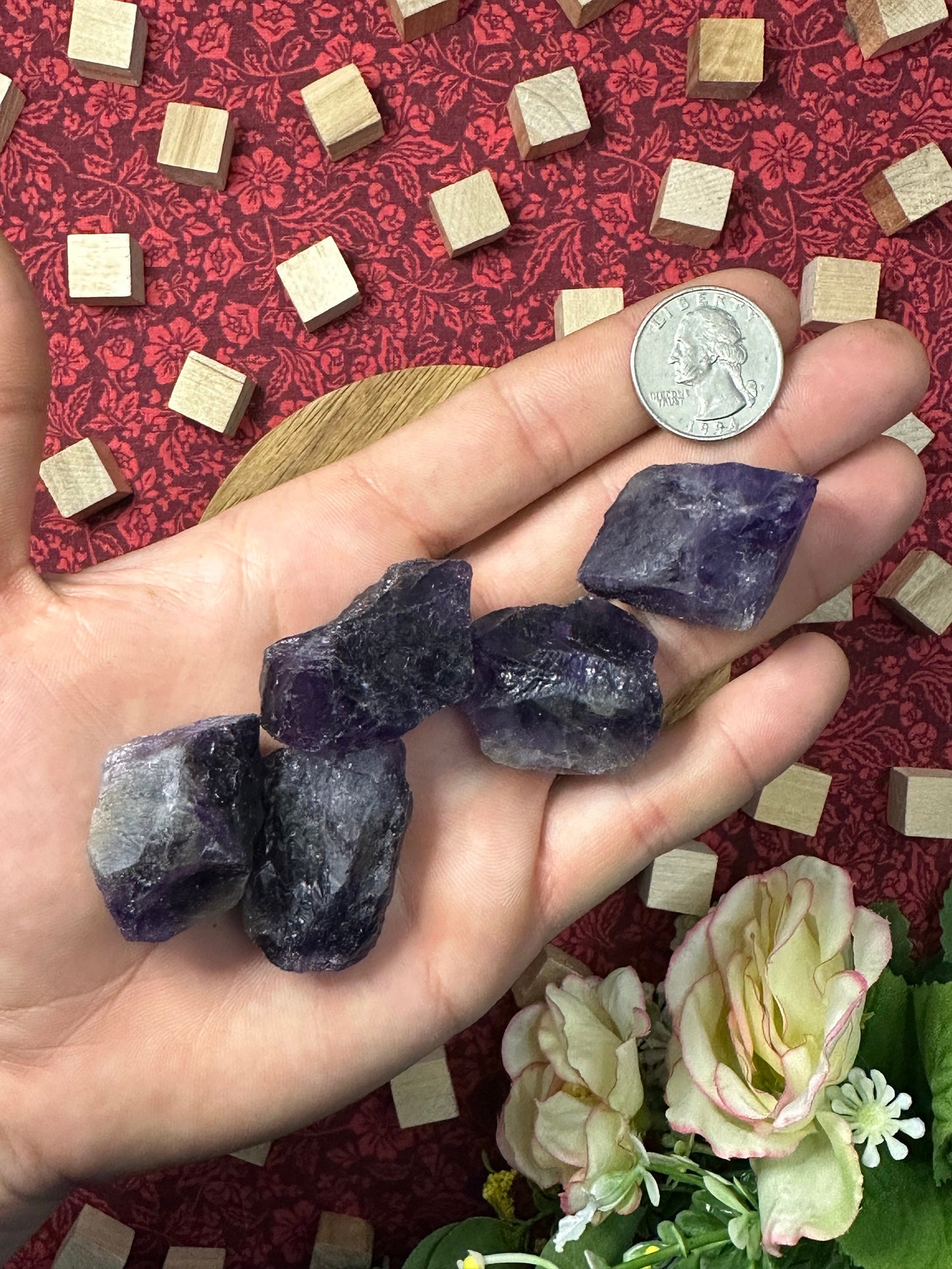 Natural Raw Amethyst Crystal Chunk Multiple Sizes Raw Amethyst Crystal Piece Great for Crafting Jewlery intuitively Chosen Crystal Healing