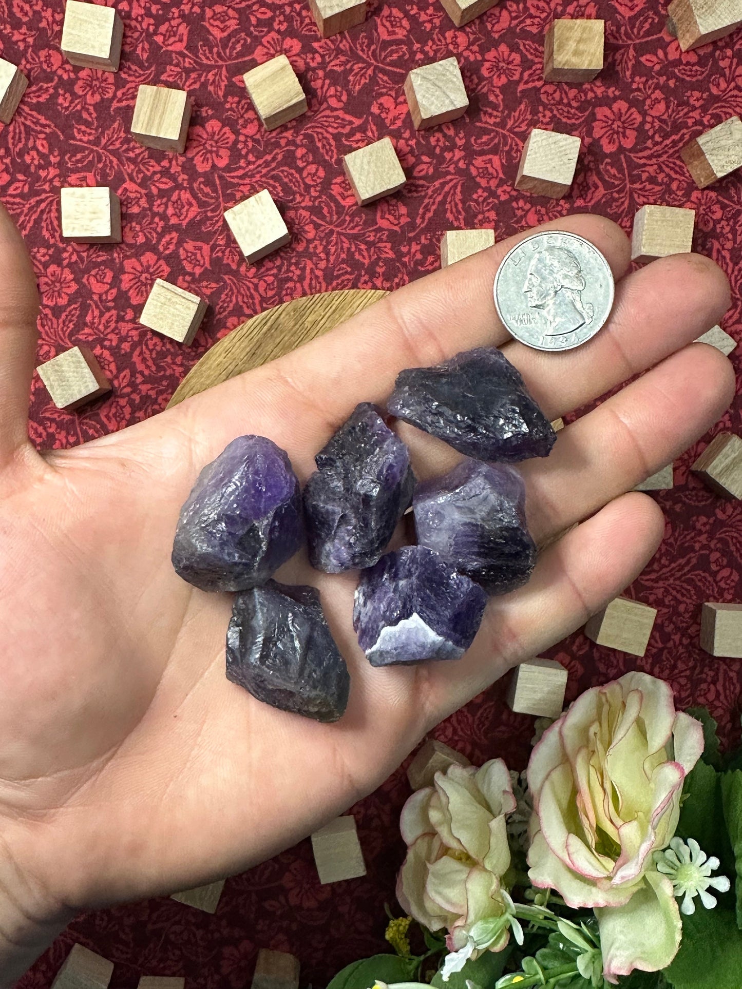 Natural Raw Amethyst Crystal Chunk Multiple Sizes Raw Amethyst Crystal Piece Great for Crafting Jewlery intuitively Chosen Crystal Healing