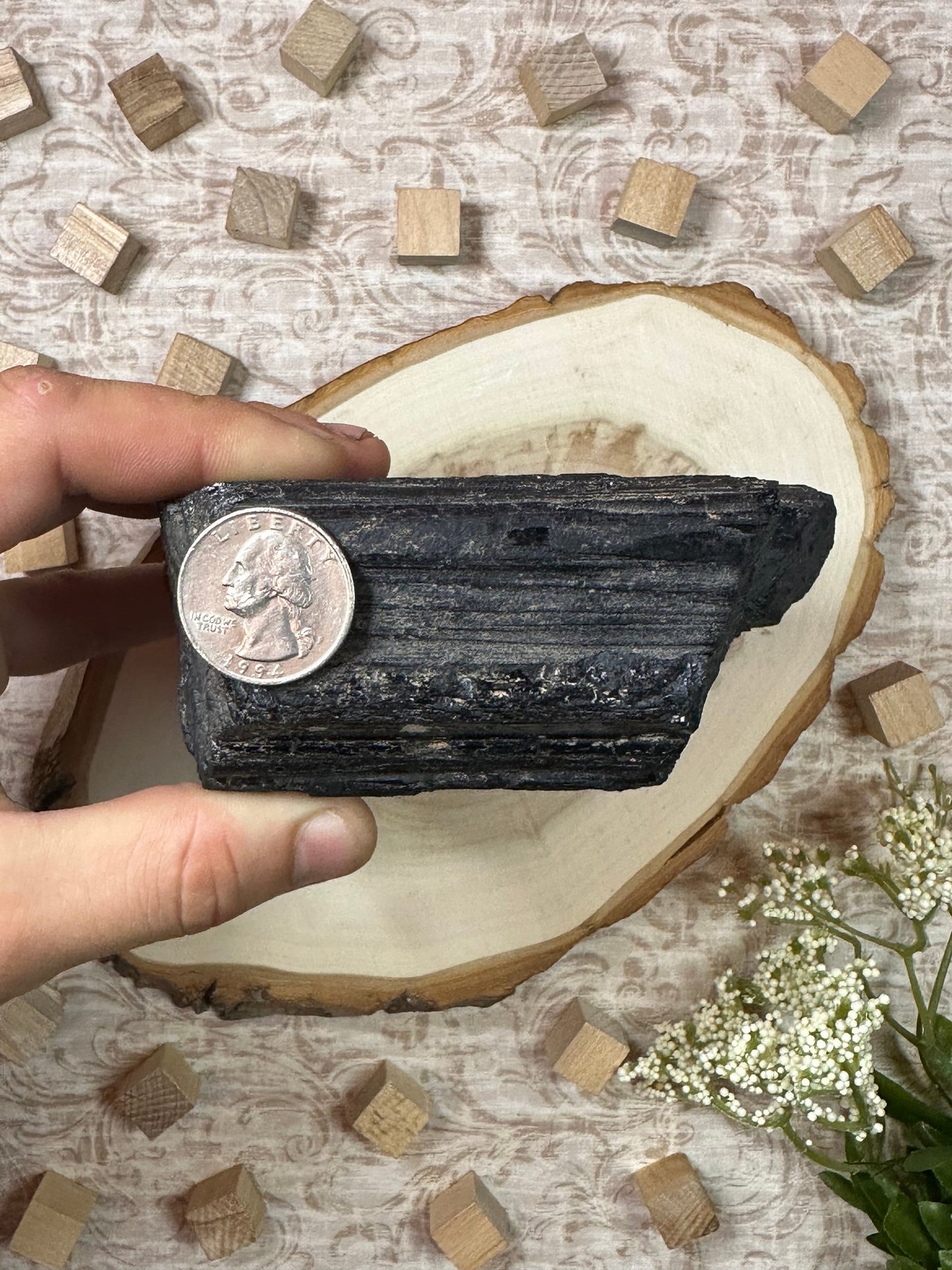 Huge Black Tourmaline Crystal Large Raw Black Tourmaline Black Crystal Tourmaline Specimen Metaphysical Crystal Decor or Crystal Collction