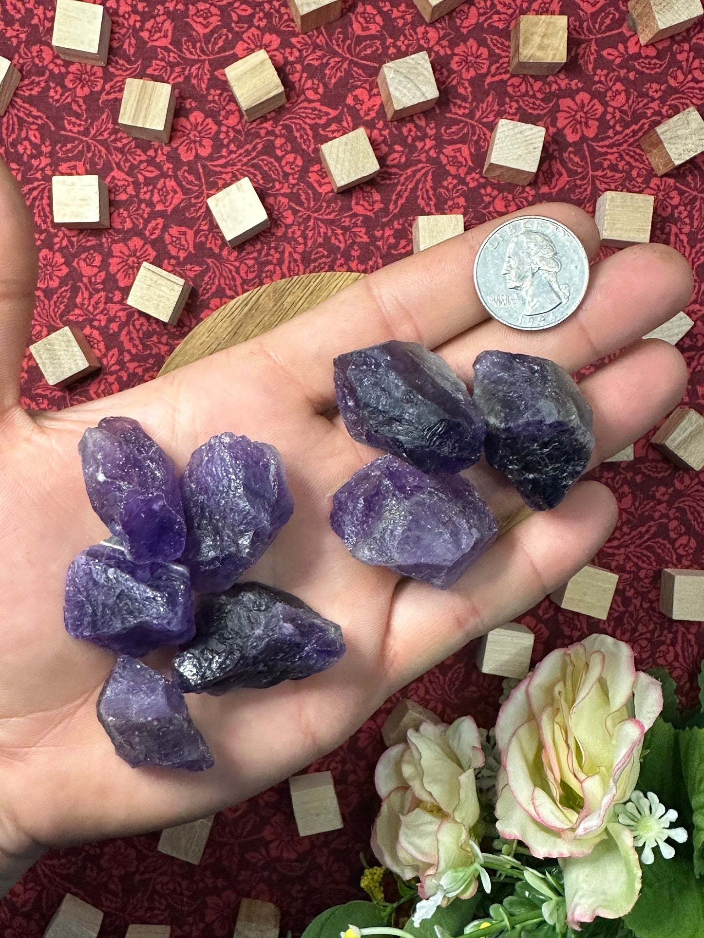 Natural Raw Amethyst Crystal Chunk Multiple Sizes Raw Amethyst Crystal Piece Great for Crafting Jewlery intuitively Chosen Crystal Healing
