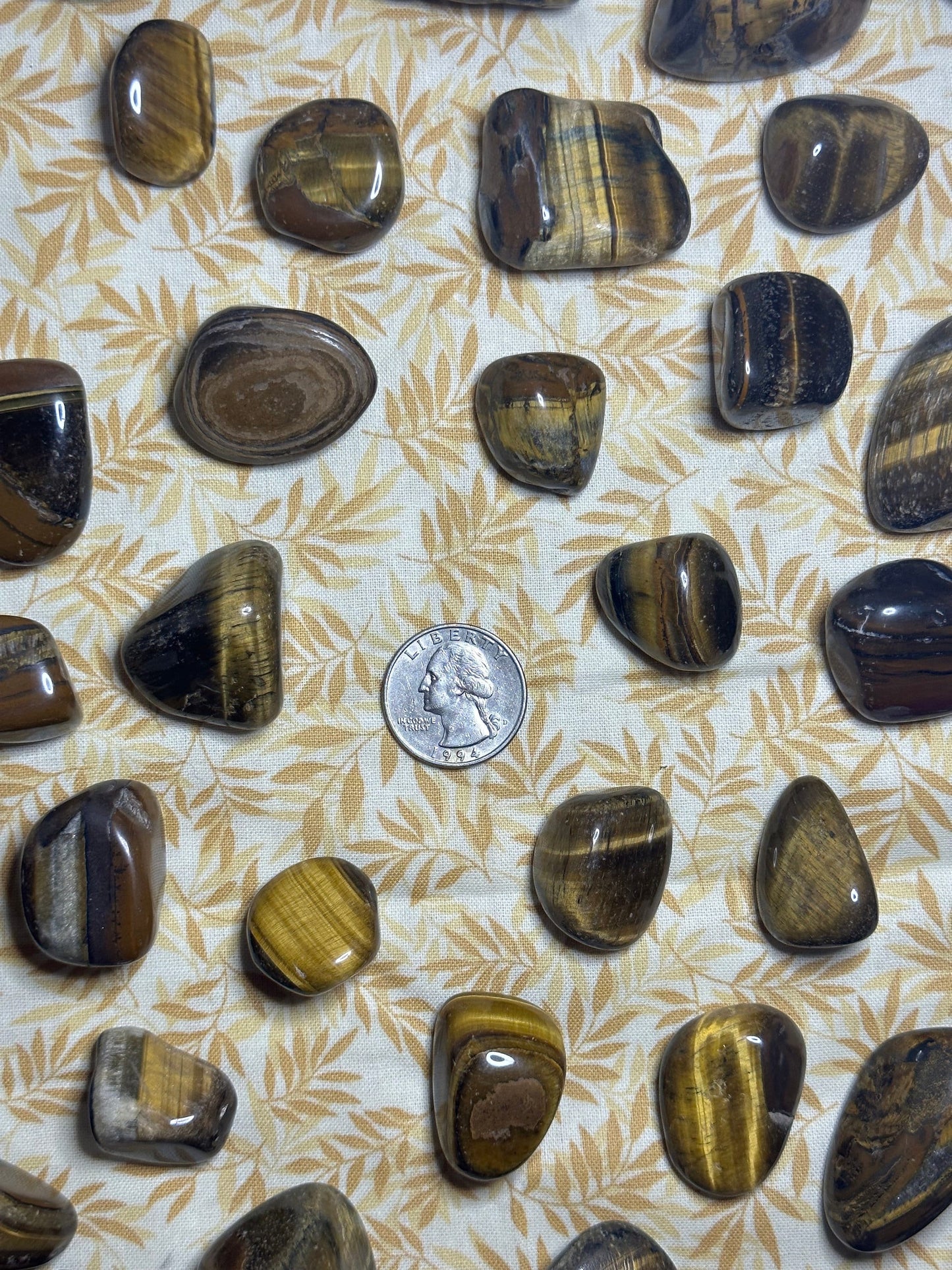 Tiger Eye Tumbled Stone Multiple Sizes Available Beautiful Golden Tigers Eyes Stone Gold Pocket Rock Tigers Eye Crystal Tumbl Gemstone