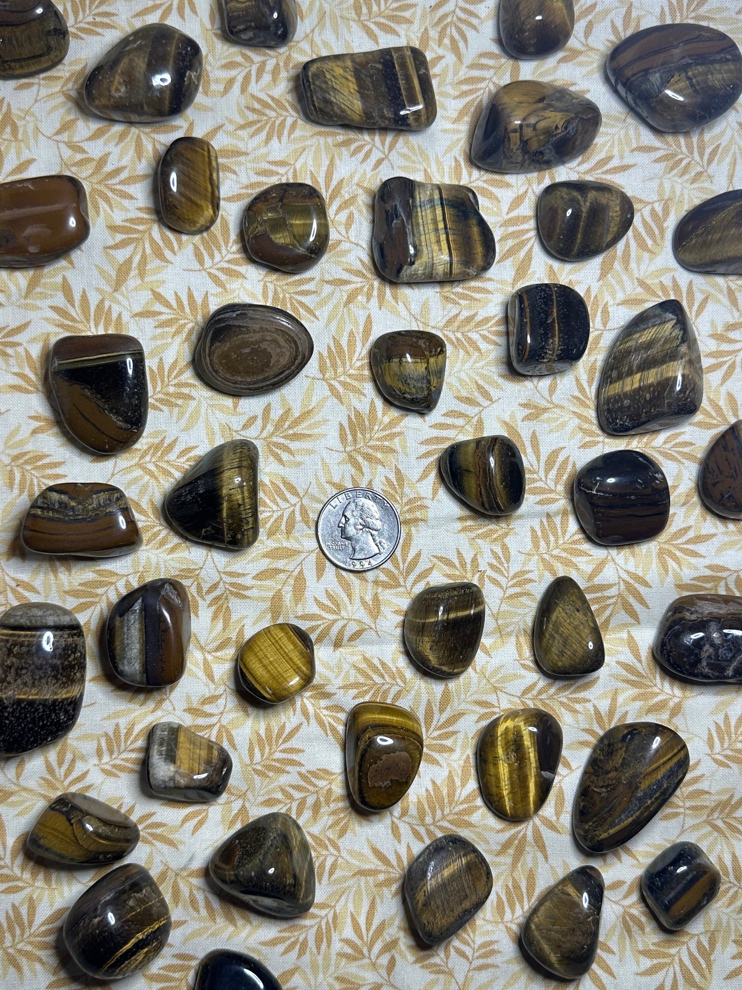 Tiger Eye Tumbled Stone Multiple Sizes Available Beautiful Golden Tigers Eyes Stone Gold Pocket Rock Tigers Eye Crystal Tumbl Gemstone