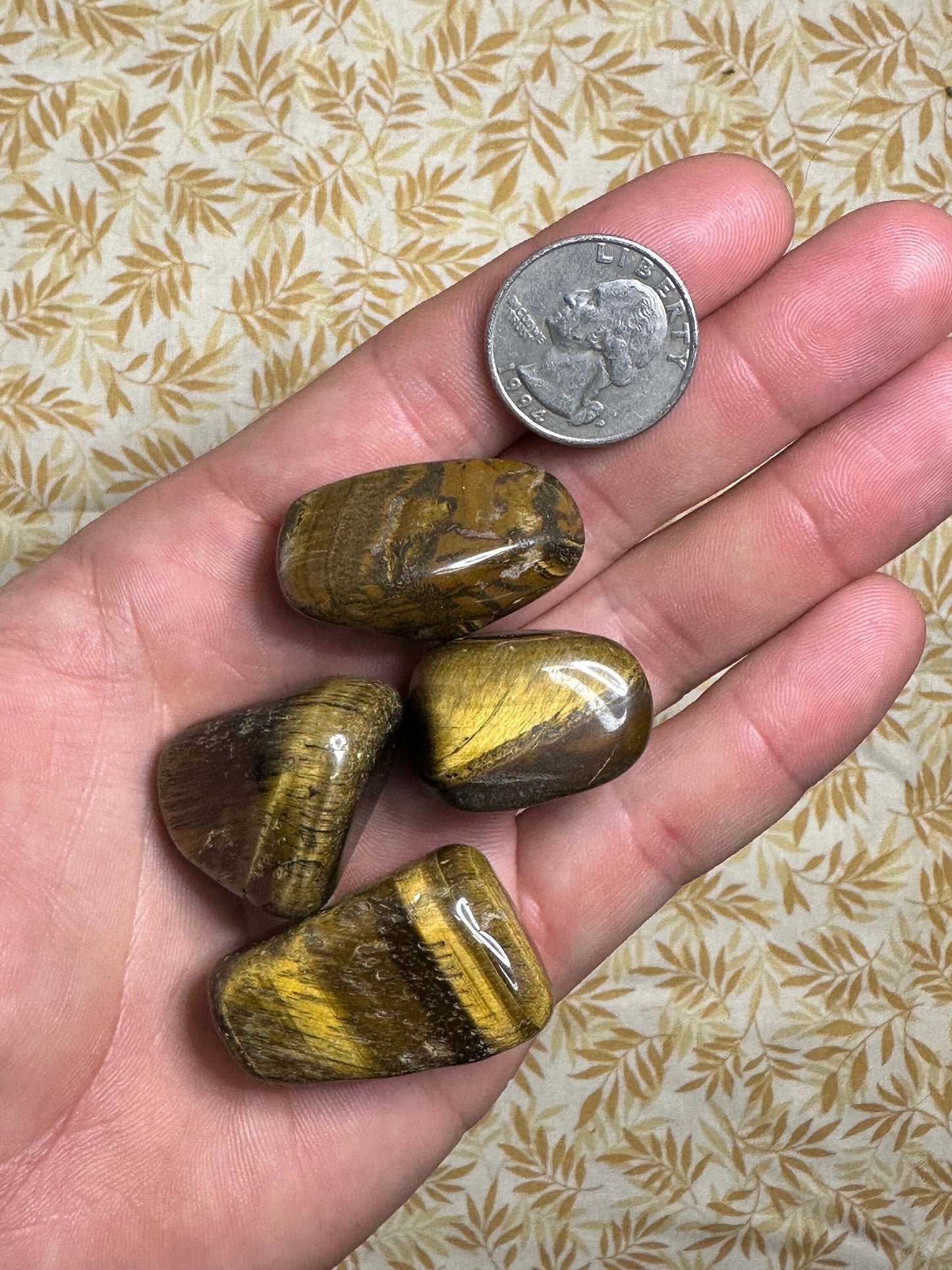 Tiger Eye Tumbled Stone Multiple Sizes Available Beautiful Golden Tigers Eyes Stone Gold Pocket Rock Tigers Eye Crystal Tumbl Gemstone