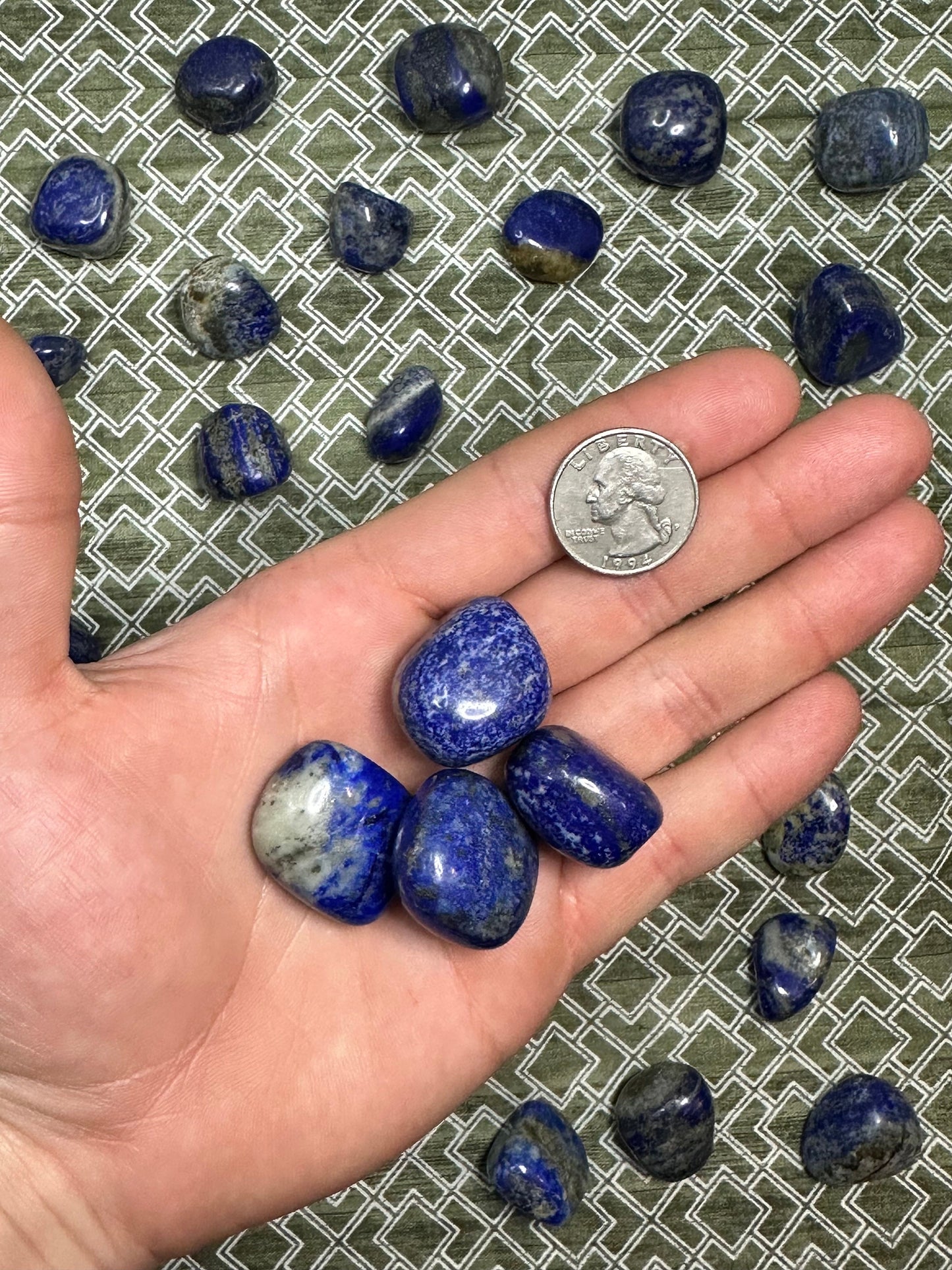 Lapis Lazuli Tumbled Stone Multiple Size Lapis Lazulie Crystal Tumble Metaphysical Crystal For Healing Crystal Gift Or Crystal Collection