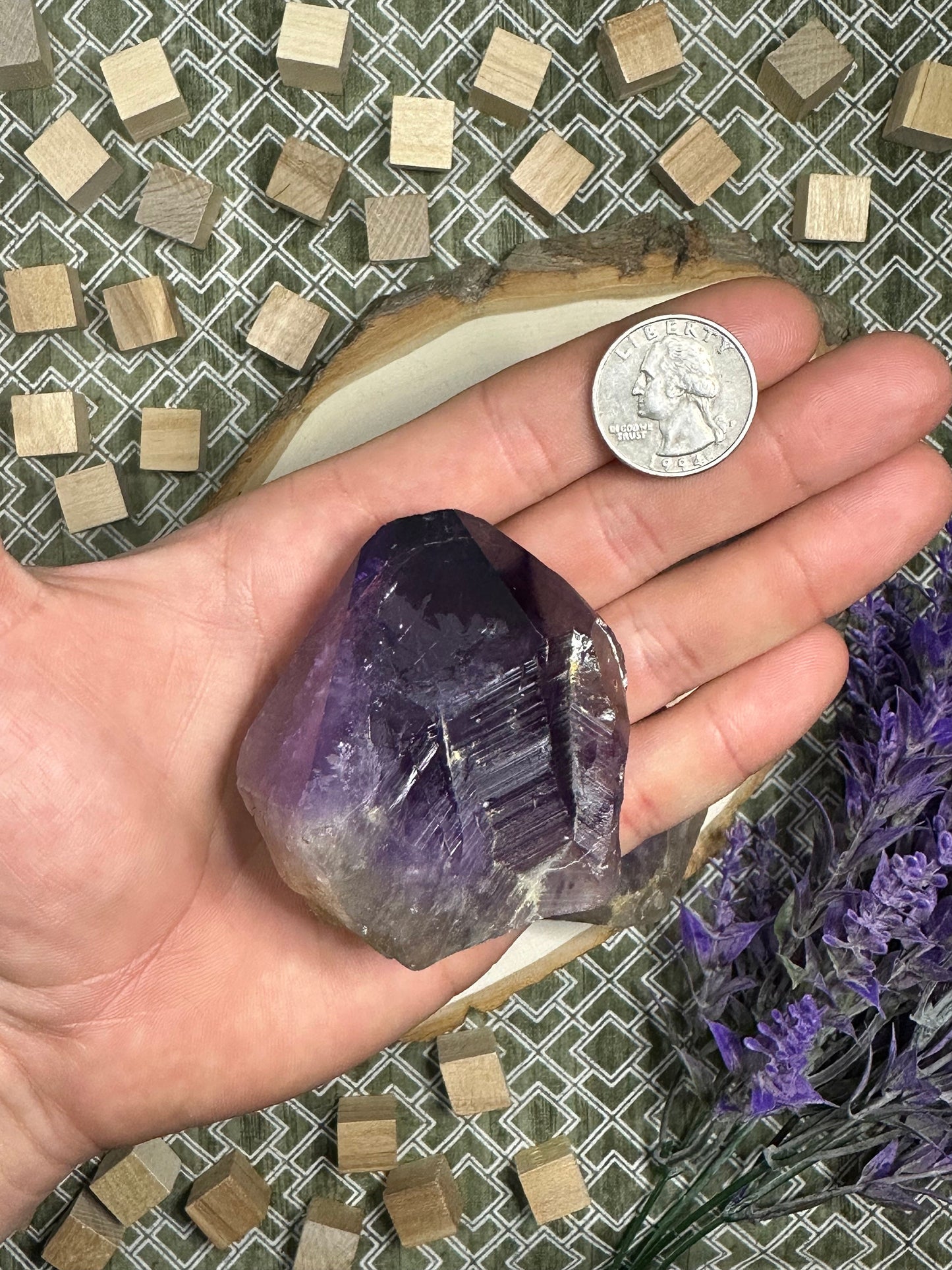 Natural Raw Amethyst Point Crystal Multiple Size Amethsyt Point For Decor Metaphysical Crystal Gift For Crystal Collection