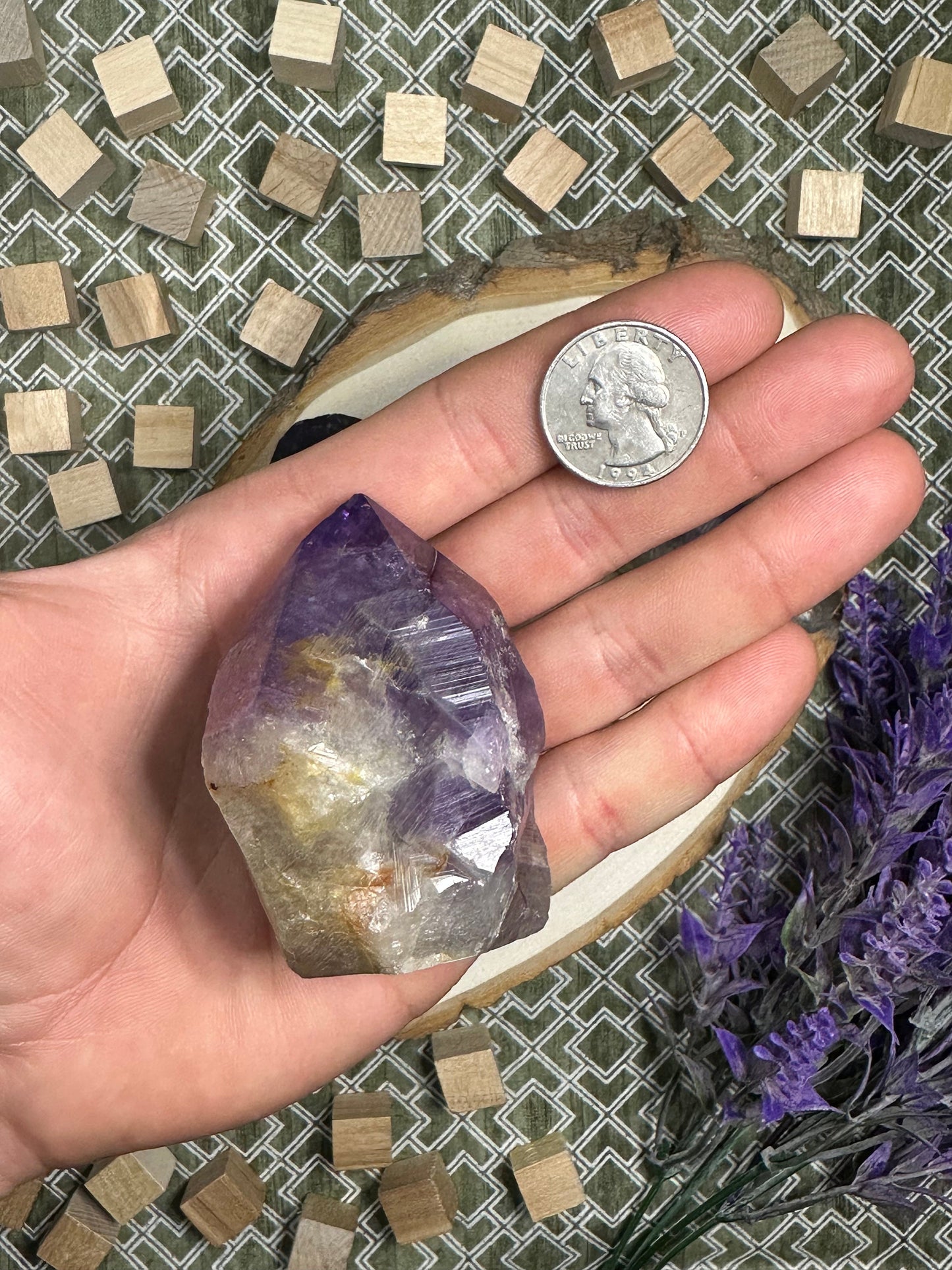 Natural Raw Amethyst Point Crystal Multiple Size Amethsyt Point For Decor Metaphysical Crystal Gift For Crystal Collection