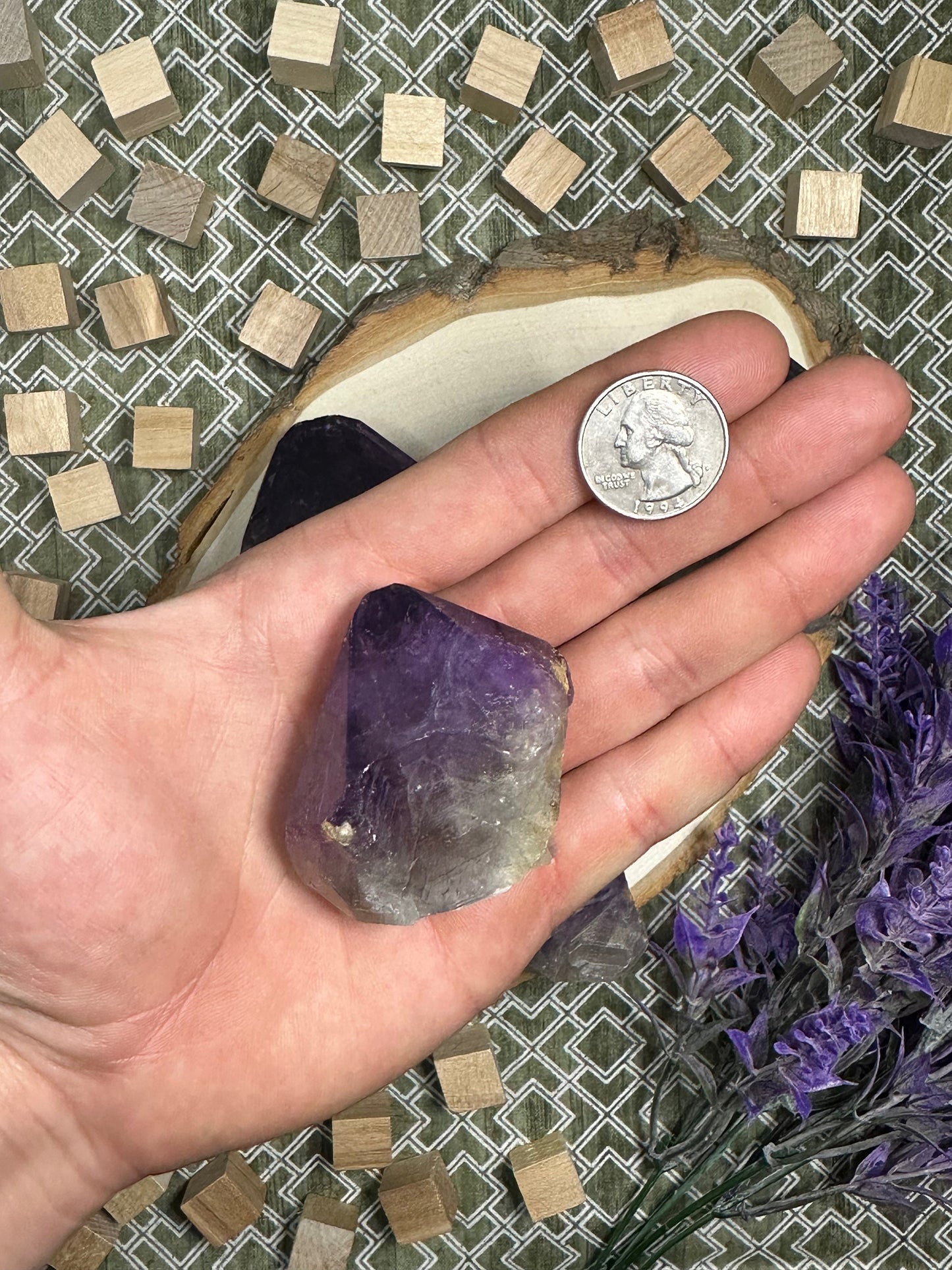 Natural Raw Amethyst Point Crystal Multiple Size Amethsyt Point For Decor Metaphysical Crystal Gift For Crystal Collection