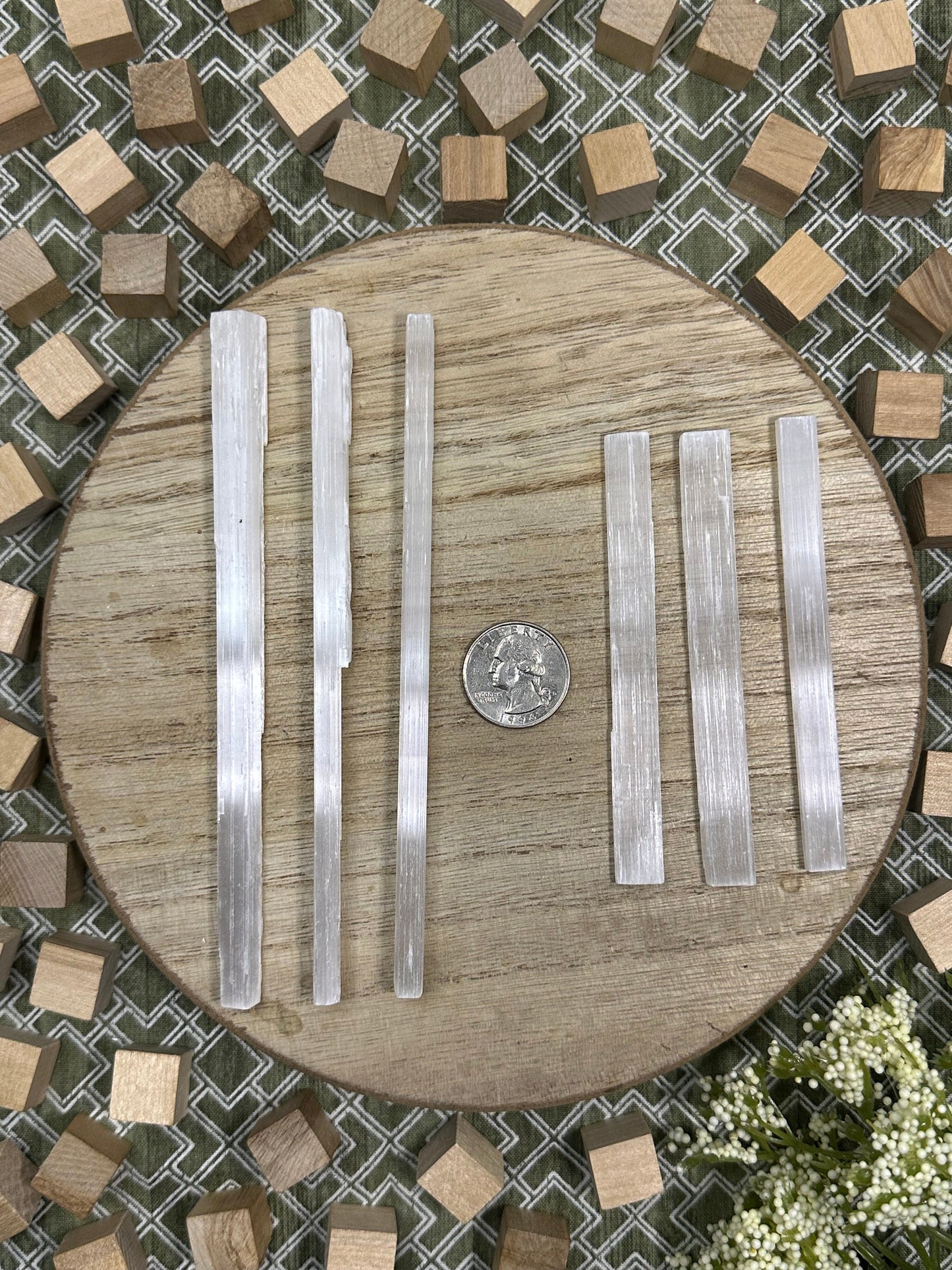 Satin Spar Crystal Wand Multiple Size Selenite Crystal Wand Charging Crystal Metaphysical Crystal For Meditation Crystal Gift Crystal Energy