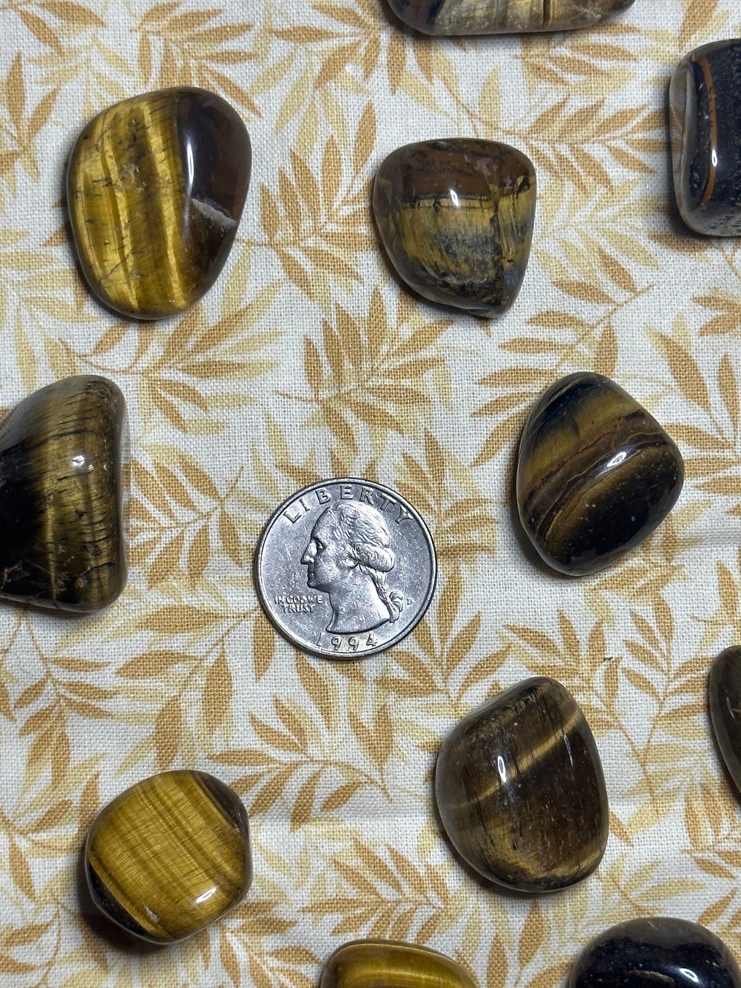 Tiger Eye Tumbled Stone Multiple Sizes Available Beautiful Golden Tigers Eyes Stone Gold Pocket Rock Tigers Eye Crystal Tumbl Gemstone