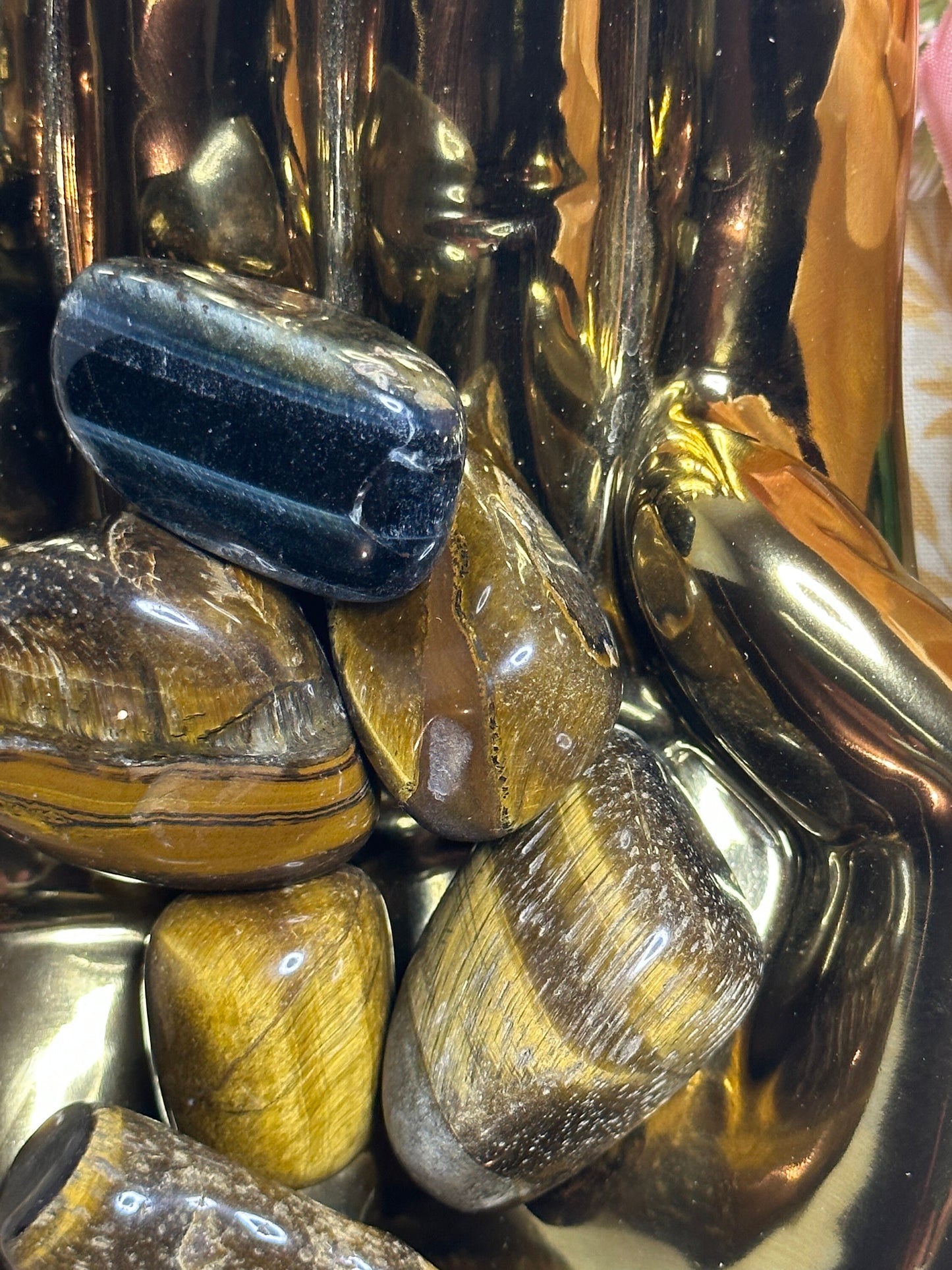 Tiger Eye Tumbled Stone Multiple Sizes Available Beautiful Golden Tigers Eyes Stone Gold Pocket Rock Tigers Eye Crystal Tumbl Gemstone