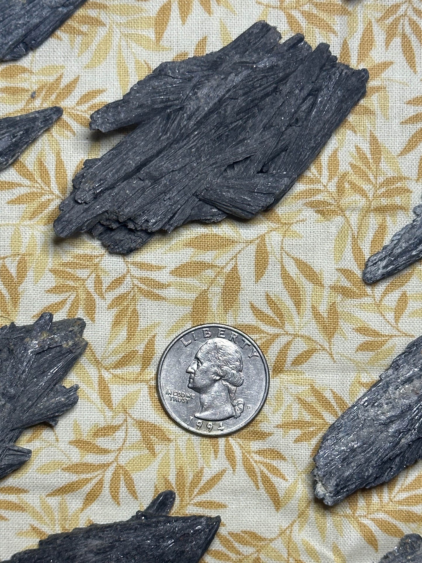 Raw Feather Black Tourmaline Crystal Specimen Black Metaphysical Crystal For Meditation Crystal Collection Or Gift