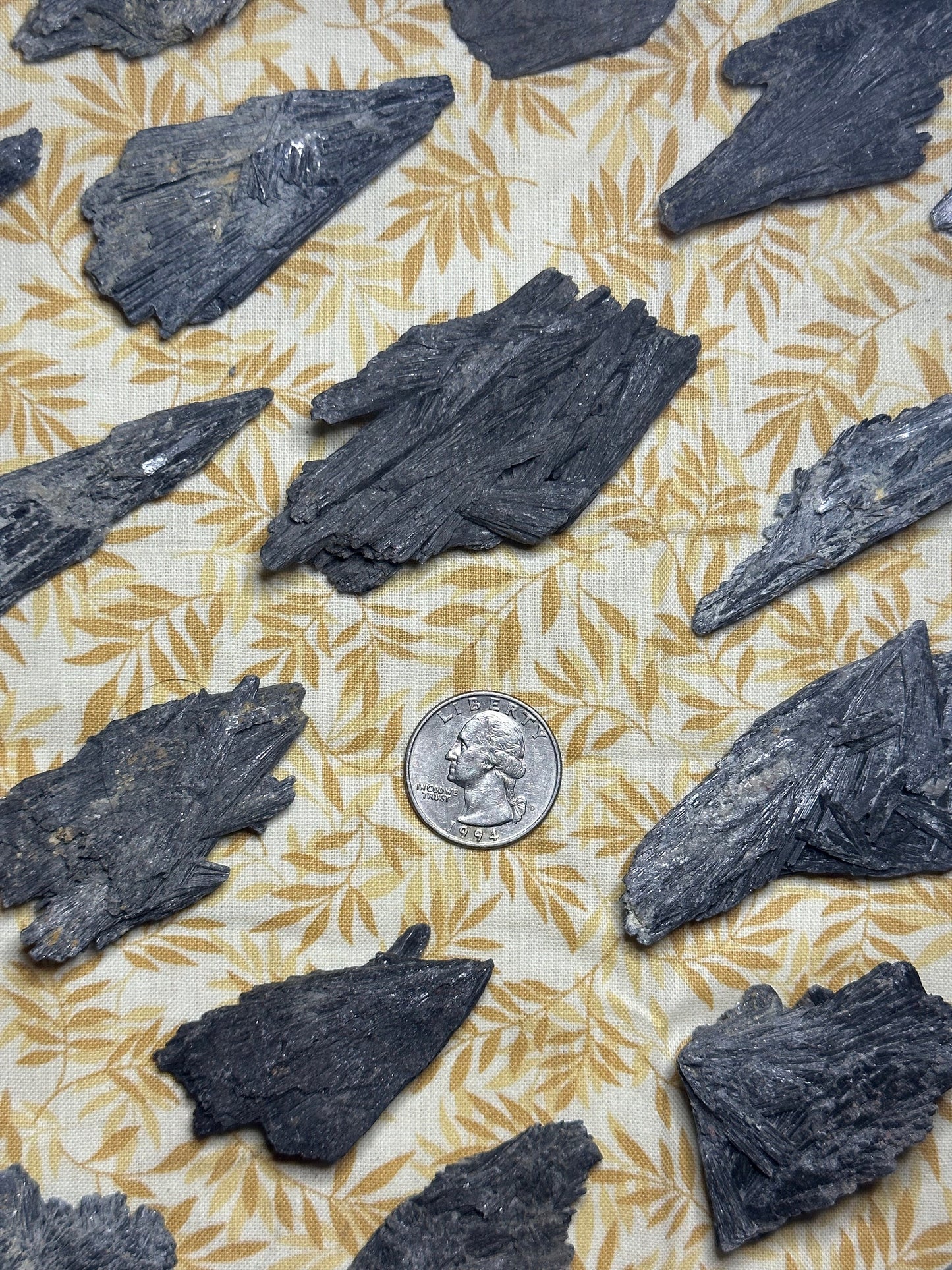 Raw Feather Black Tourmaline Crystal Specimen Black Metaphysical Crystal For Meditation Crystal Collection Or Gift