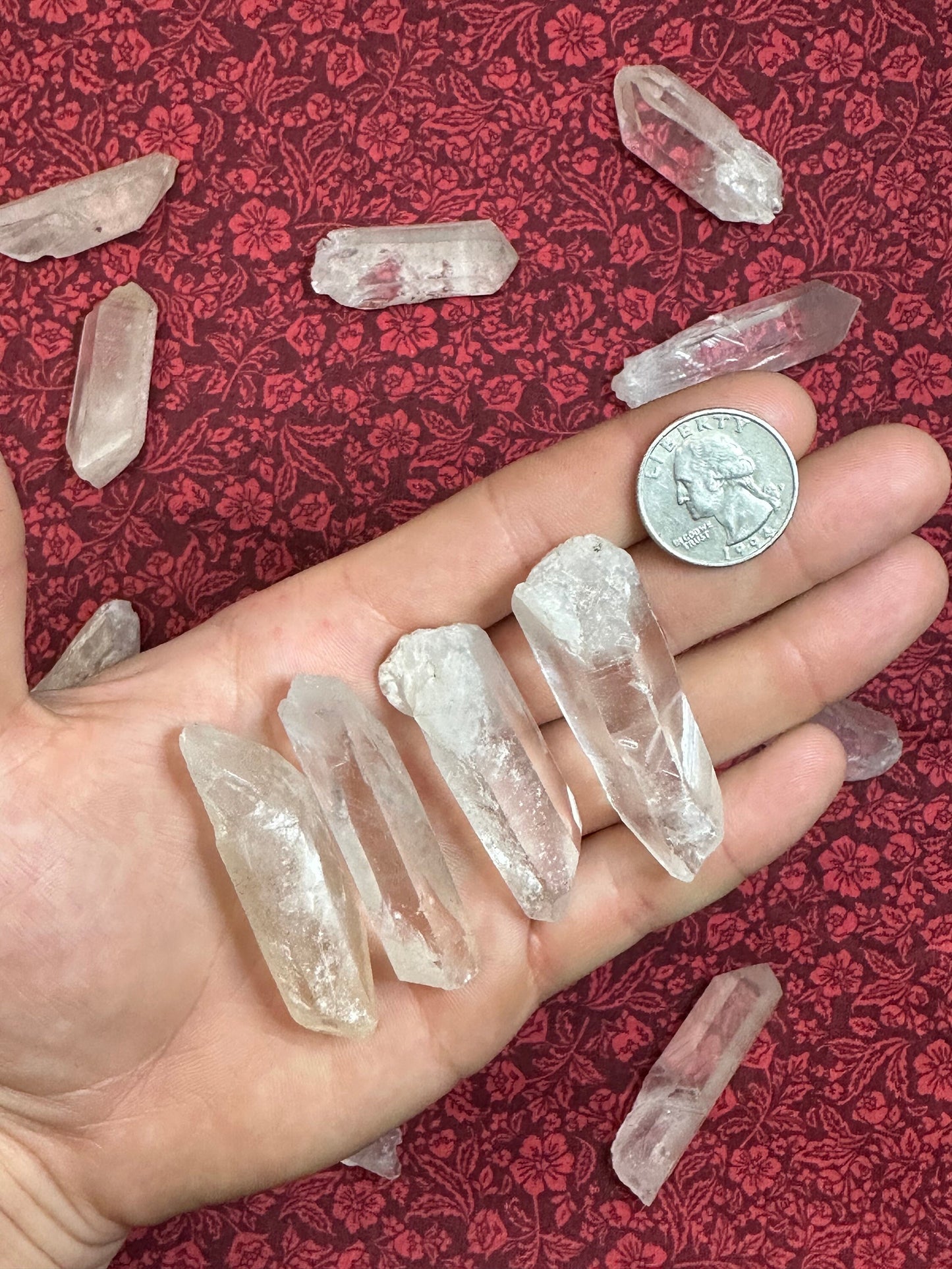 Raw Clear Quartz Crystal Point Multiple Size Raw Quartz Shards Metaphysical Crystal For Meditation Or Perfect Crystal Gift