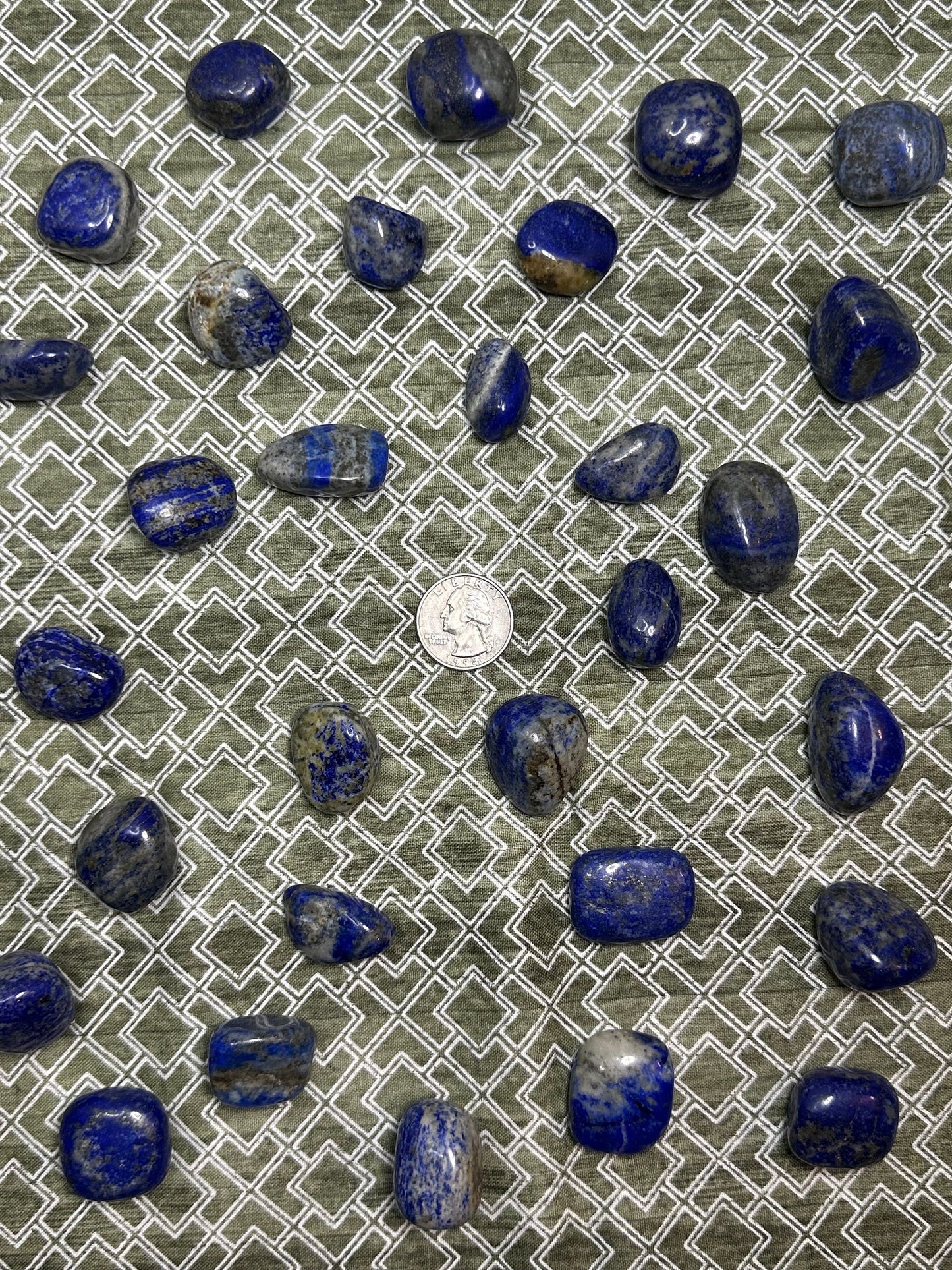 Lapis Lazuli Tumbled Stone Multiple Size Lapis Lazulie Crystal Tumble Metaphysical Crystal For Healing Crystal Gift Or Crystal Collection