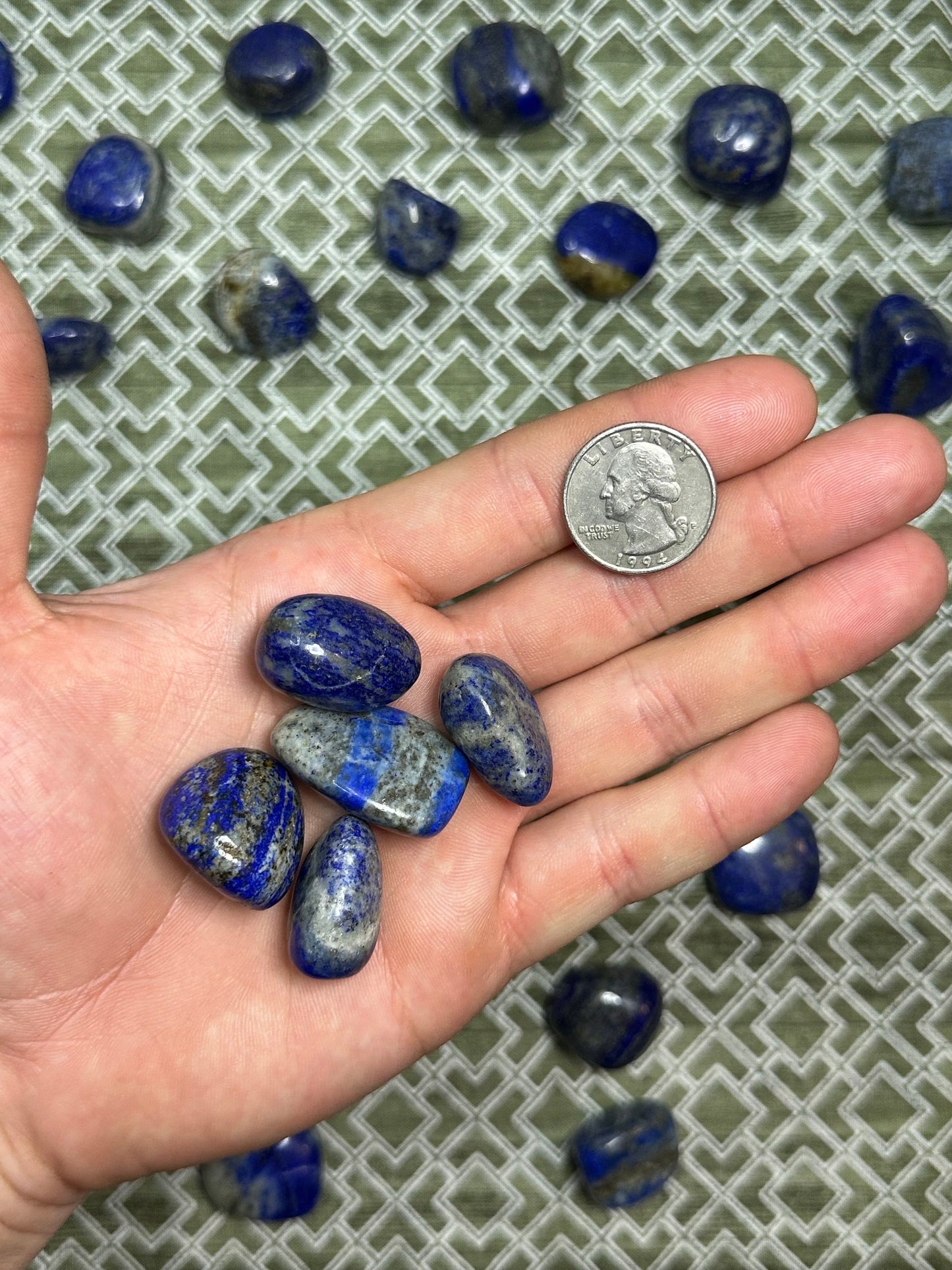 Lapis Lazuli Tumbled Stone Multiple Size Lapis Lazulie Crystal Tumble Metaphysical Crystal For Healing Crystal Gift Or Crystal Collection