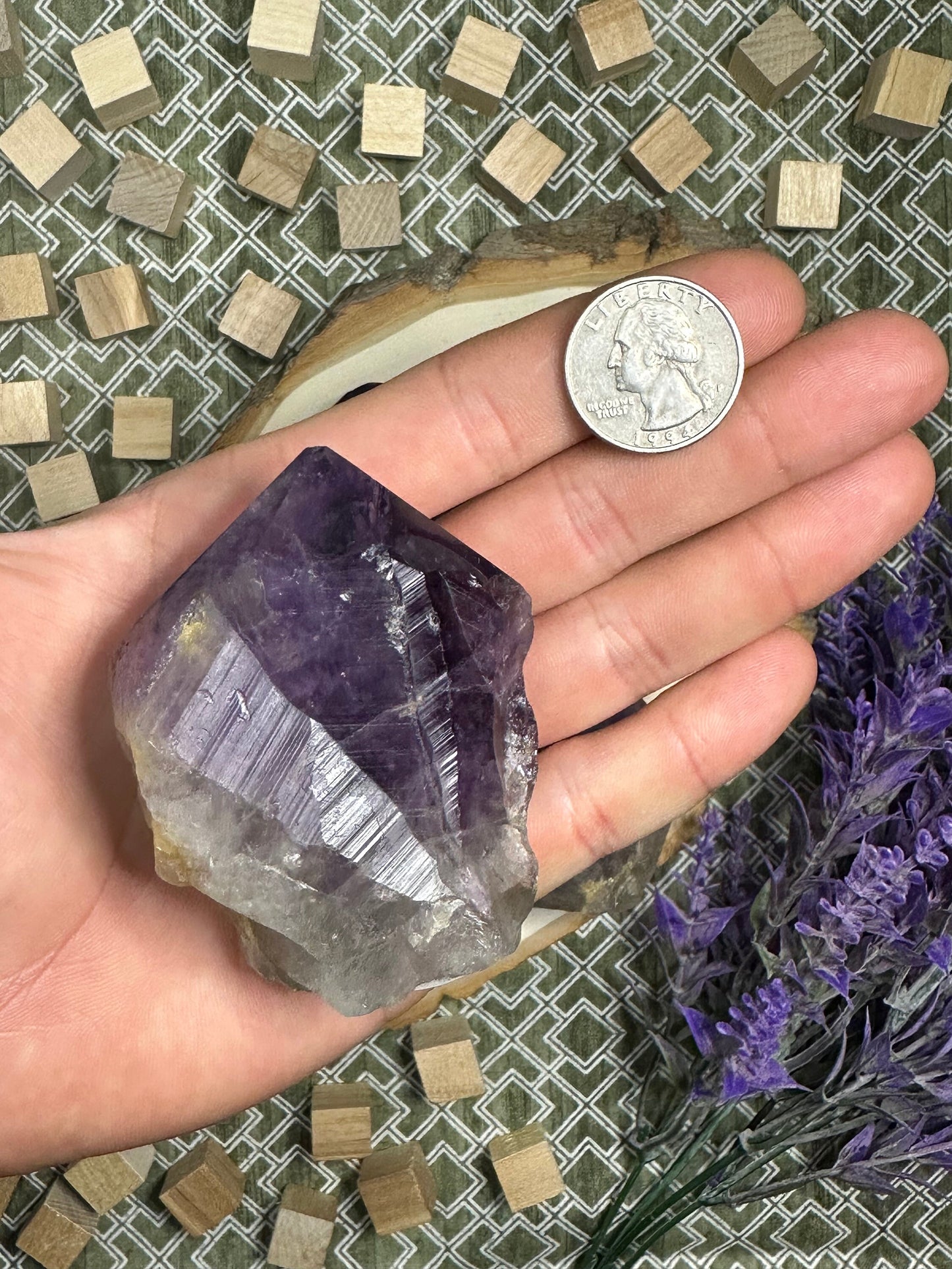 Natural Raw Amethyst Point Crystal Multiple Size Amethsyt Point For Decor Metaphysical Crystal Gift For Crystal Collection