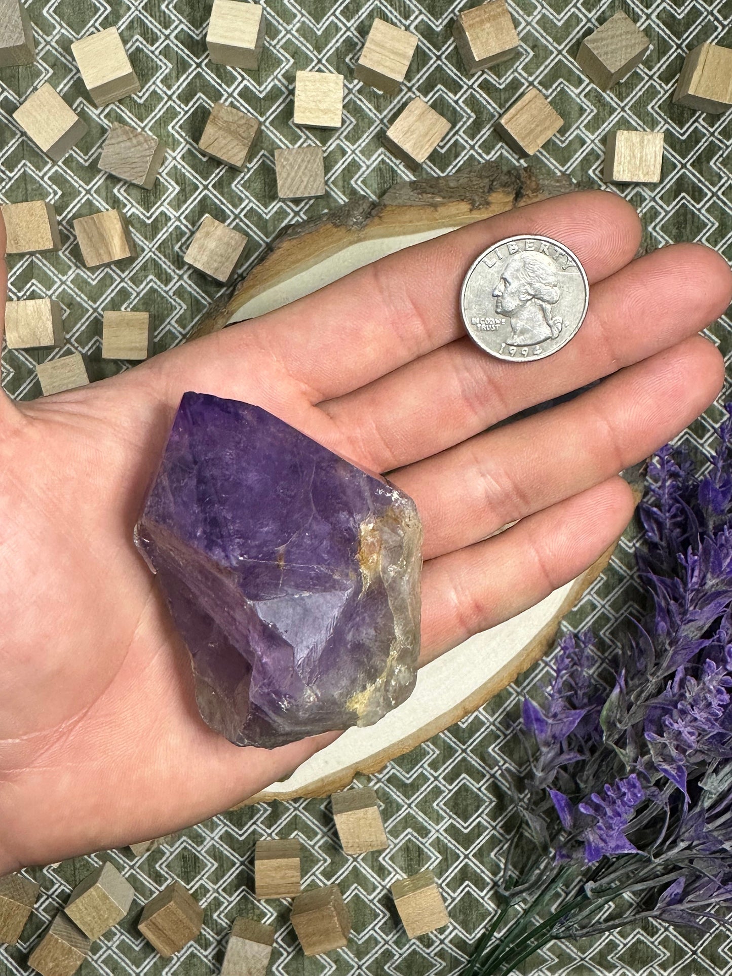 Natural Raw Amethyst Point Crystal Multiple Size Amethsyt Point For Decor Metaphysical Crystal Gift For Crystal Collection