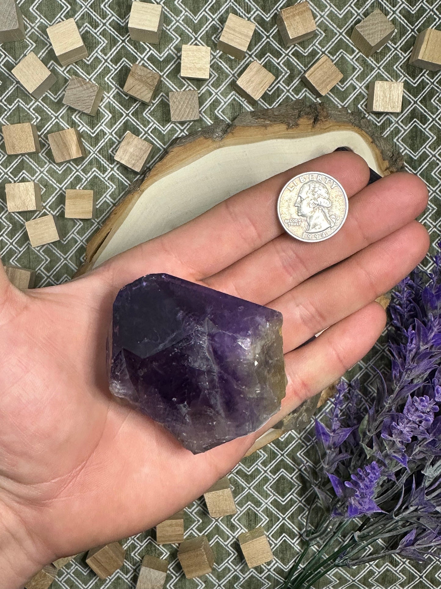 Natural Raw Amethyst Point Crystal Multiple Size Amethsyt Point For Decor Metaphysical Crystal Gift For Crystal Collection