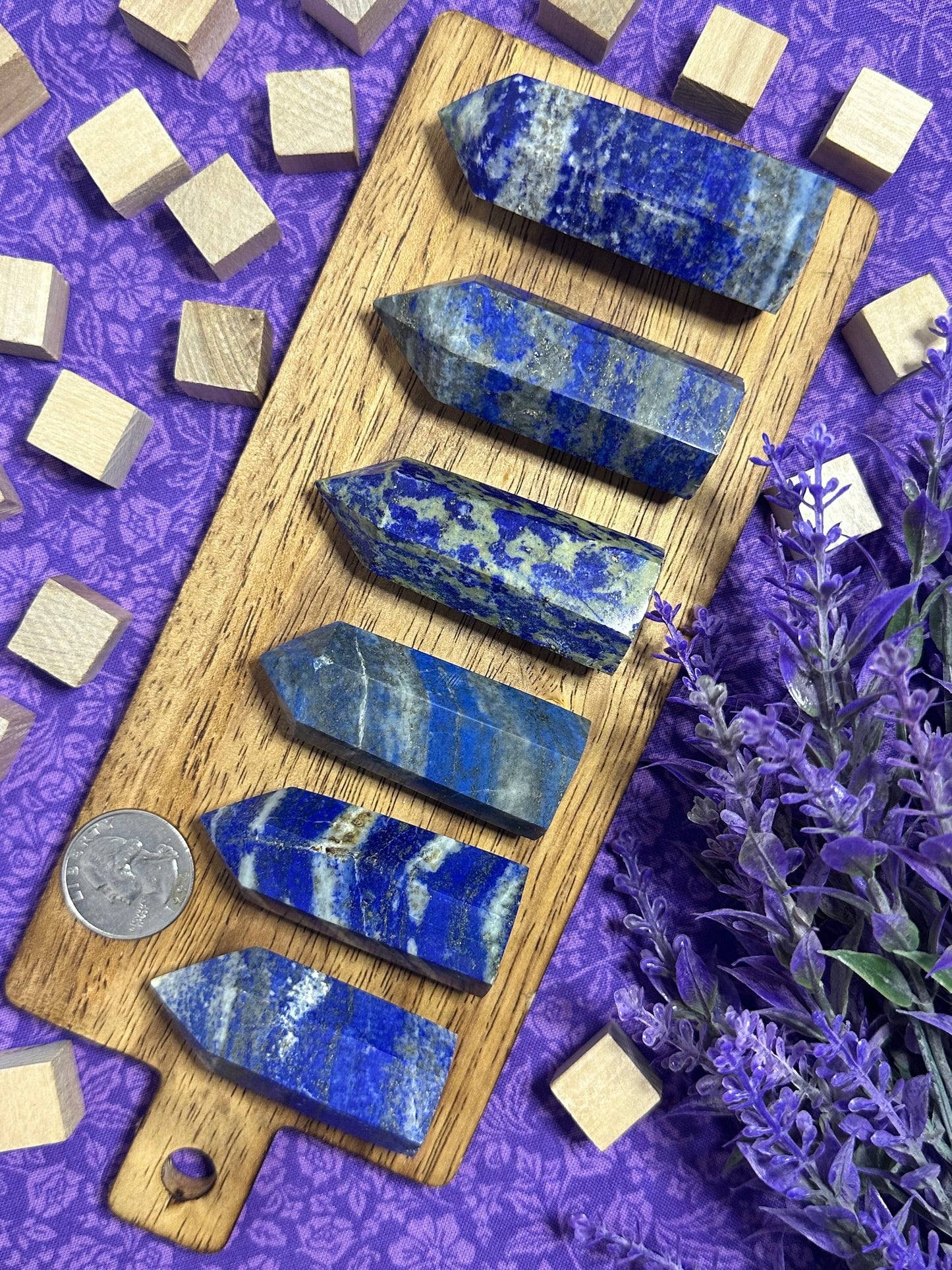 Natural Lapis Lazuli Tower Crystal Point Multiple Size  Crystal Tower Metaphysical Healing Crystal For Meditation Crystal Home Decor Gift