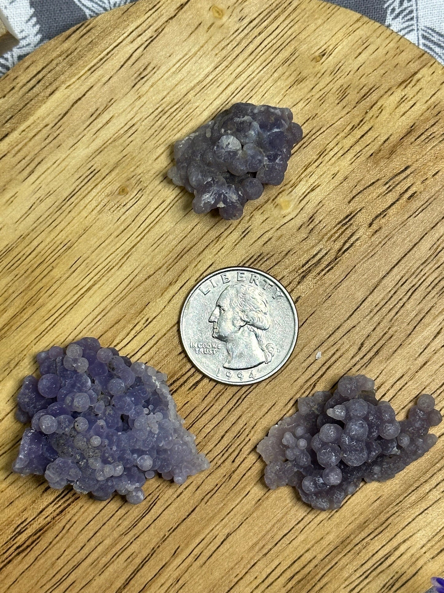 Raw Grape Agate Chalcedony Crystal Multiple Sizes Purple Grape Agate Cluster Beautiful Botryoidal Crystal Natural Grape Agate Specimen