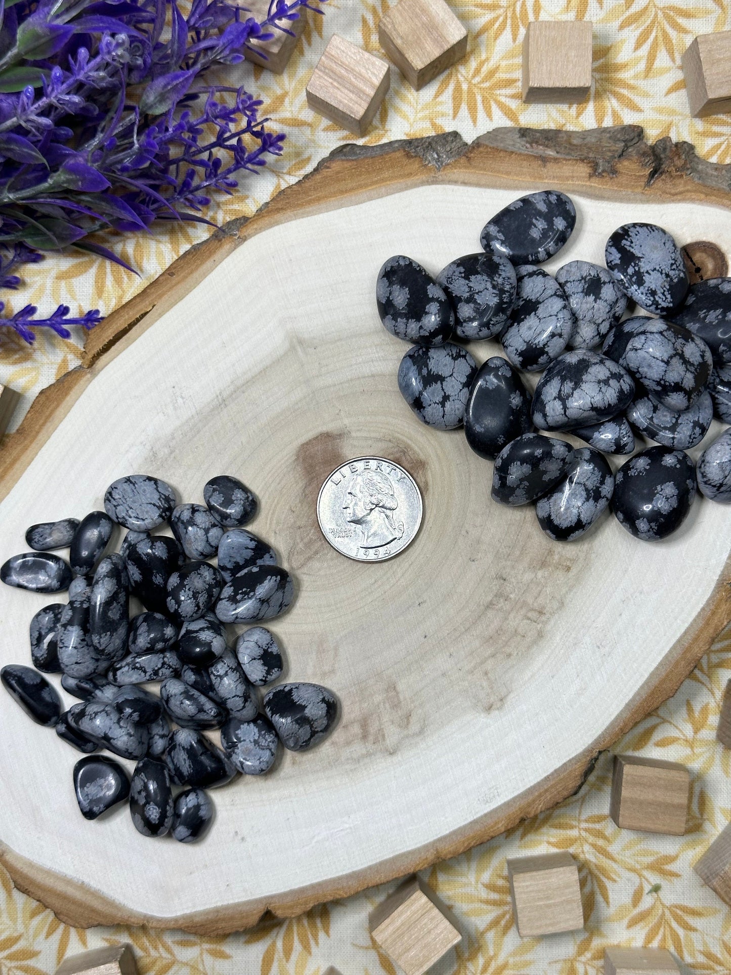 Snowflake Obsidian Tumbled Stone Multiple Size Snowflake Obsidain Crystal Tumble Metaphysical Healing Crystal Gift Or Crystal Collection