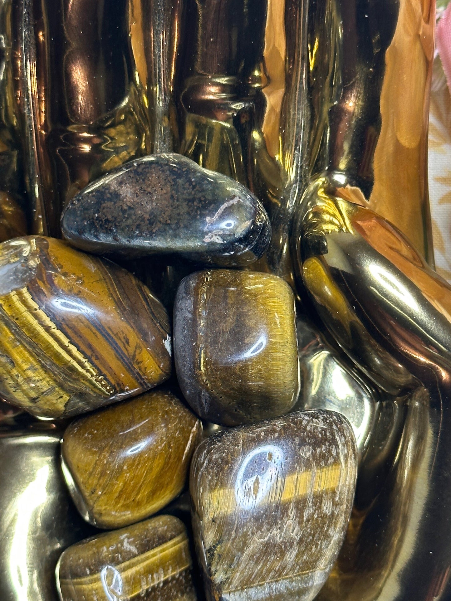 Tiger Eye Tumbled Stone Multiple Sizes Available Beautiful Golden Tigers Eyes Stone Gold Pocket Rock Tigers Eye Crystal Tumbl Gemstone