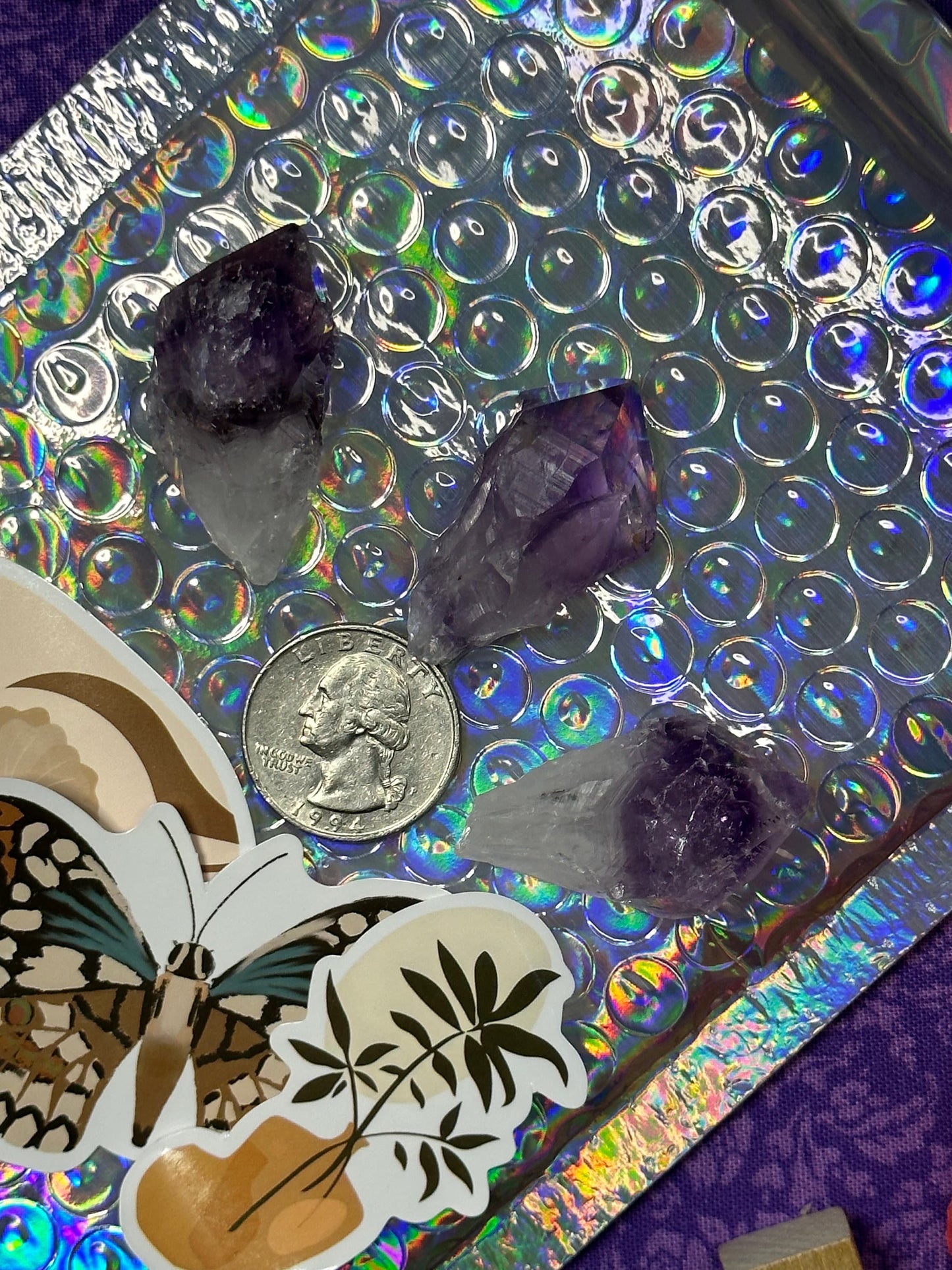 Mystery Crystal Box Free Shipping Mystery Crystal Lucky Scoop Raw Crystals and Polished Crystal Mystery Bag Crystal Confetti Scoop Gift Set