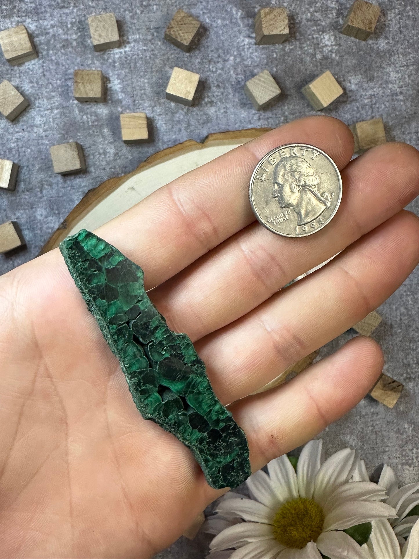 Malachite Slab Natural Green Malachite Crystal Slice Multiple Choice Metaphysical Crystal For Meditation Or Crystal Collection