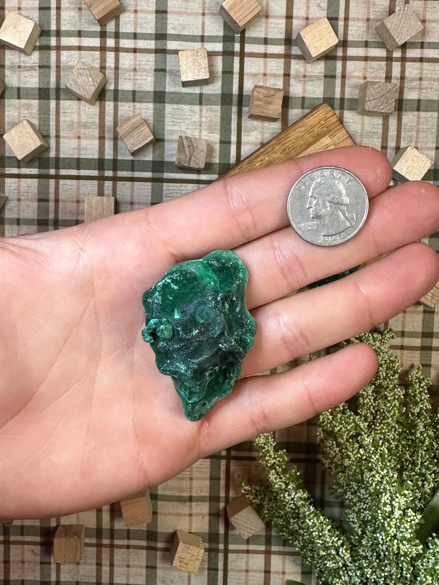 Malachite Crystal Specimen, Beautiful Malachite Cluster Multiple Sizes Available, Green Malachite Chunk, Fibrous Velvet Malachite Crystal