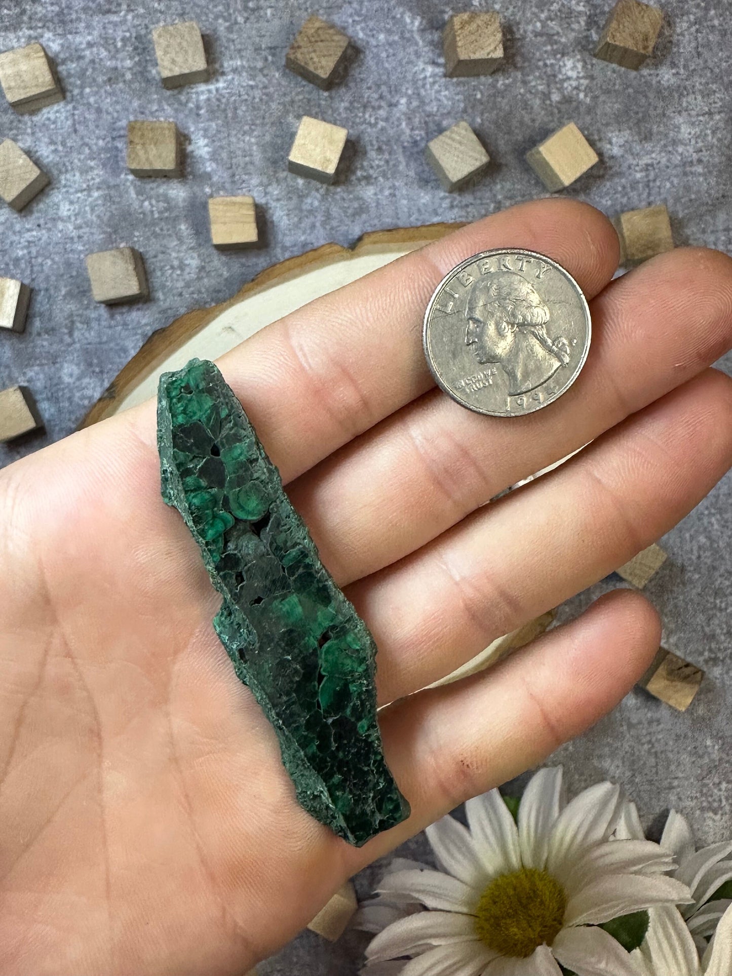 Malachite Slab Natural Green Malachite Crystal Slice Multiple Choice Metaphysical Crystal For Meditation Or Crystal Collection